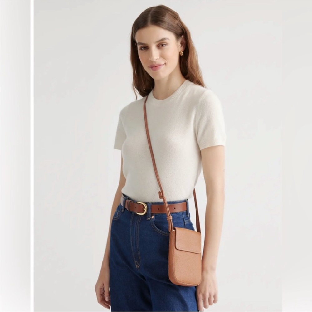 Quince crossbody leather purse